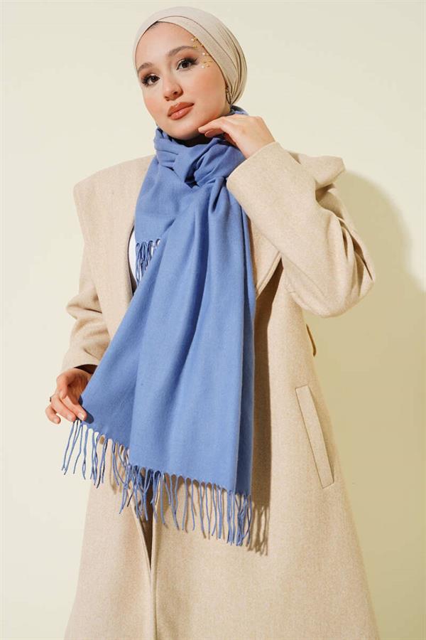 Cashmere Shoulder Shawl Baby Blue