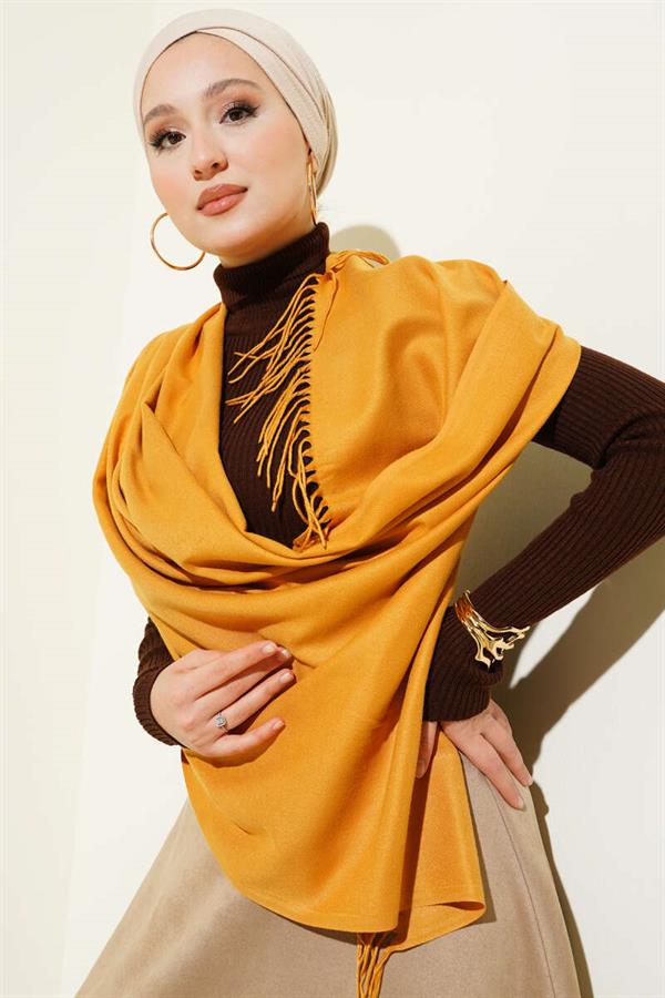Cashmere Shoulder Shawl Camel