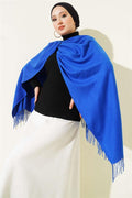 Cashmere Shoulder Shawl in Saxe