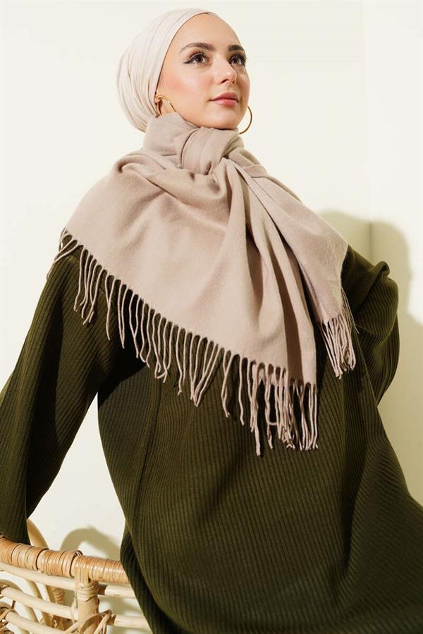Cashmere Shoulder Shawl Mink