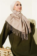 Cashmere Shoulder Shawl Mink