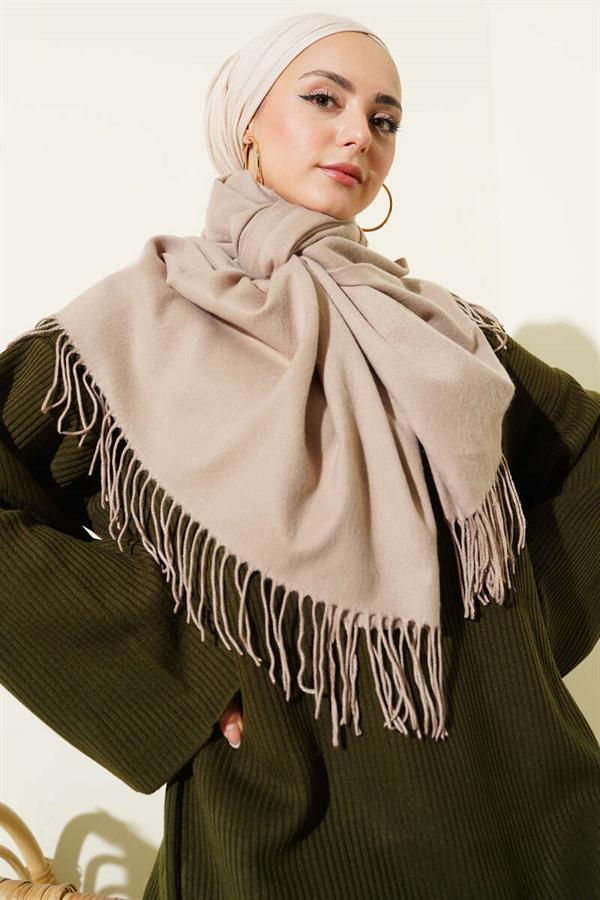 Cashmere Shoulder Shawl Mink
