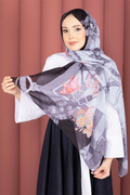 Belt Pattern Premium Scarf Series Grey