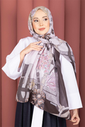 Belt Pattern Premium Scarf Series Coffee