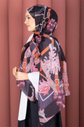 Belt Pattern Premium Scarf Series Terracotta