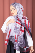 Belt Pattern Premium Scarf Series Black