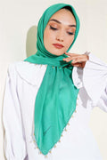 Benetton Scarf with Beaded Edges