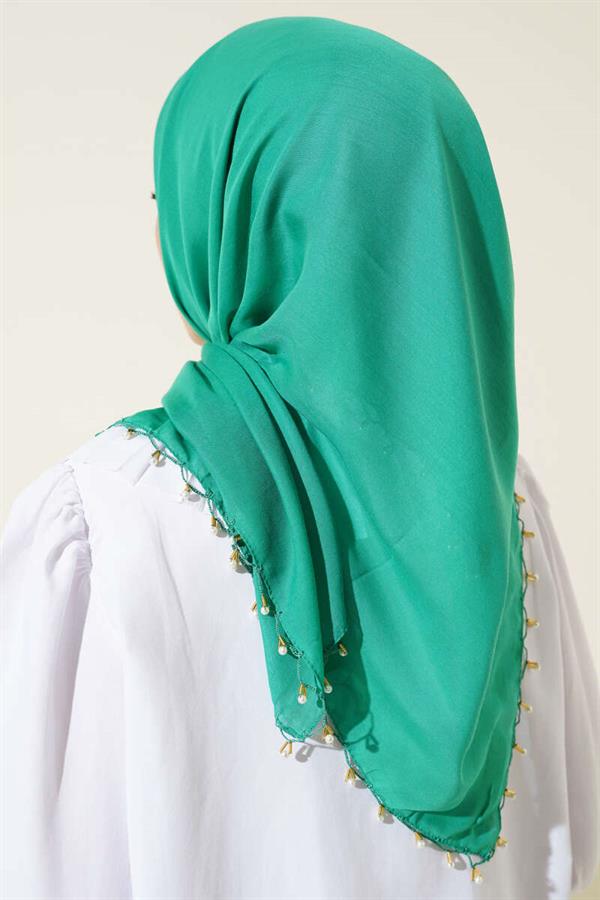 Benetton Scarf with Beaded Edges