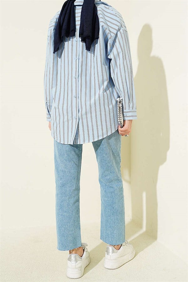 Cut Out Skinny Lycra Denim Jeans Light Snow