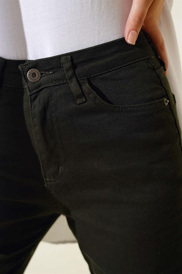 Short Tassel Jeans Green