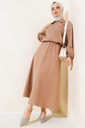Mink Skirted 2 Piece Set with Elastic Wrists