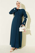 Dress with Butterfly Embellishments on Sleeves (Petar)