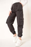 Elastic Cargo Pants Antacid