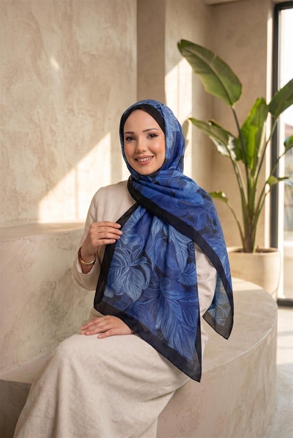 Lavin Floral Pattern Scarf Series, Saks