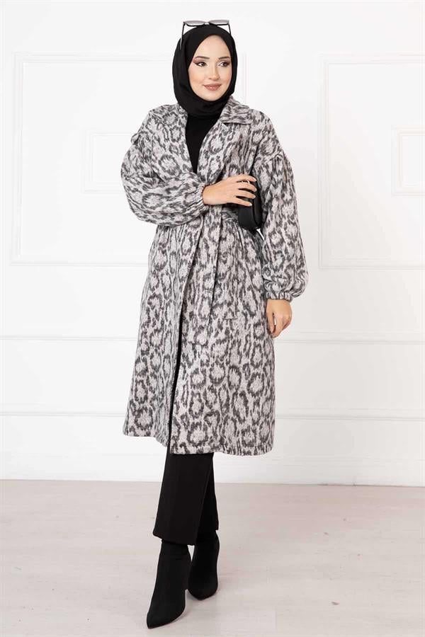 Leopard Patterned Cashmere -3