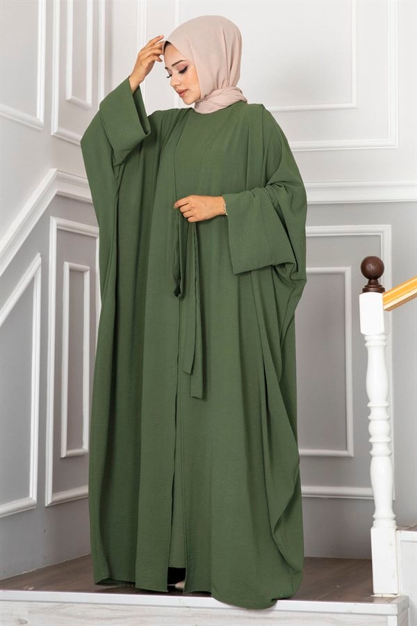 Leyli Hijab Abaya 2 Piece Set Khaki