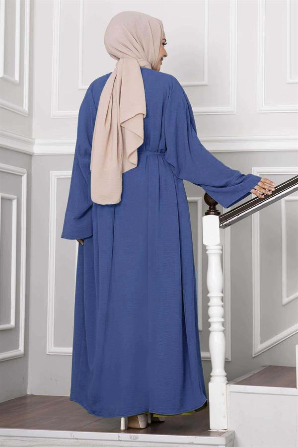 Leyli Hijab Abaya Set Indigo