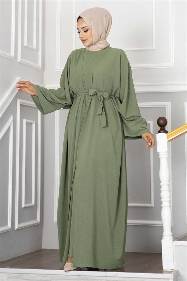 Leyli Hijab Abaya Set Mint