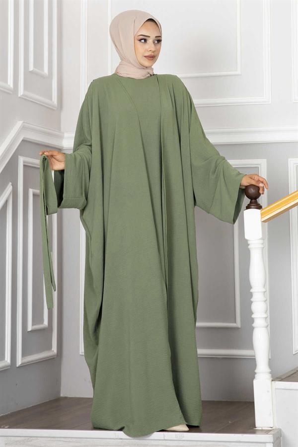 Leyli Hijab Abaya Set Mint