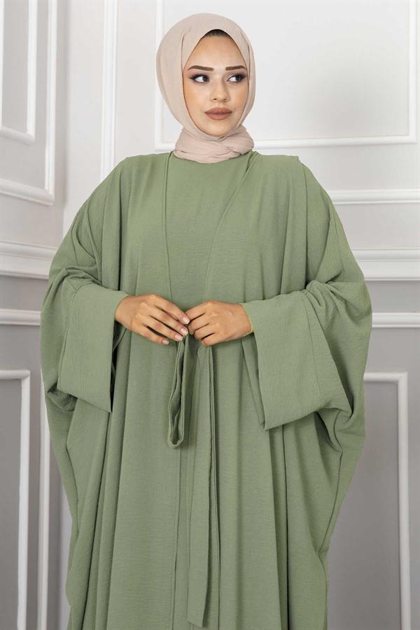 Leyli Hijab Abaya Set Mint