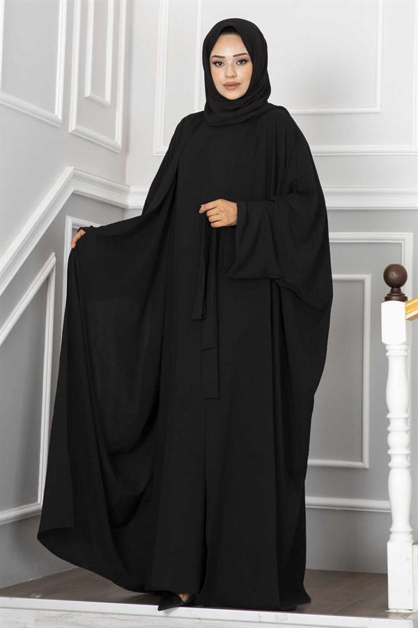 Leyli Hijab Abaya 2 Piece Set Black