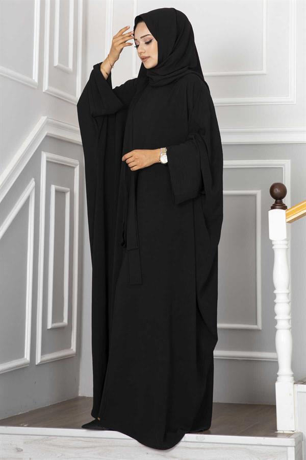 Leyli Hijab Abaya 2 Piece Set Black