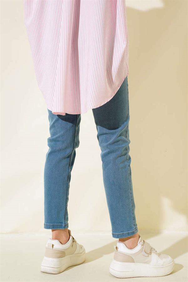 Lycra Boyfriend Jeans Light Blue