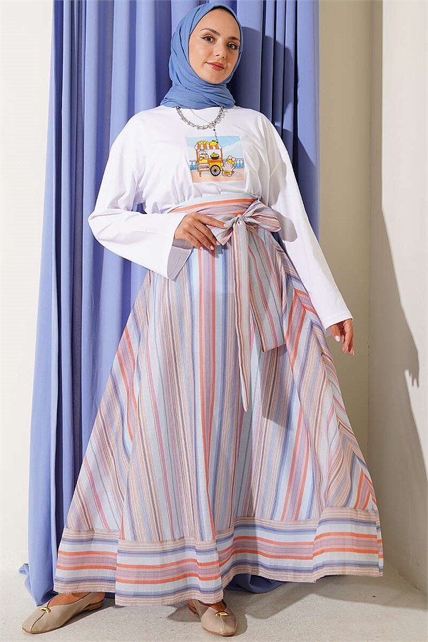 Lemon Stand Printed Tunic White