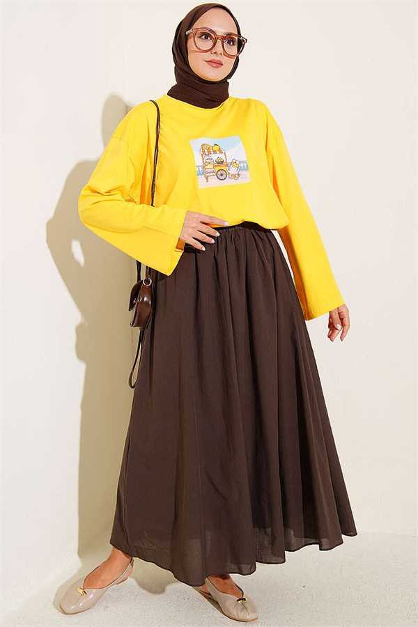 Lemon Stand Printed Tunic Yellow
