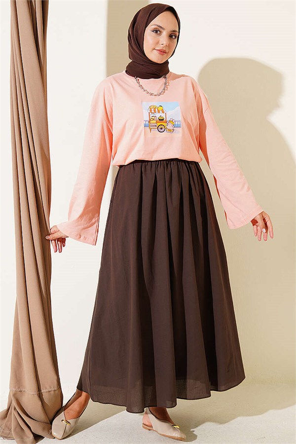 Lemon Stand Printed Tunic Salmon