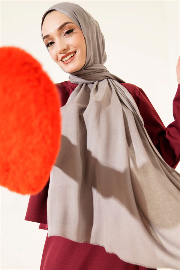 Liora Cotton Scarf, Slate Grey -44