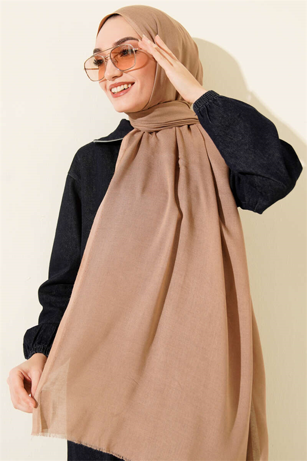 Liora Cotton Scarf Latte -169