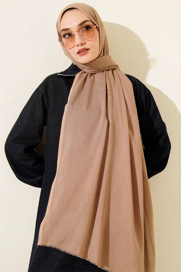 Liora Cotton Scarf Latte -169