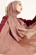 Liora Cotton Scarf Soft Coffee -78