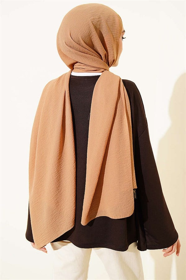 Loysa Wrist Embellished Basic Blouse Dark Brown