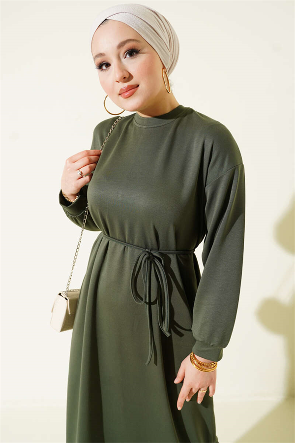 Loisha Loose Dress Khaki