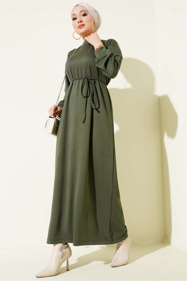 Loisha Loose Dress Khaki