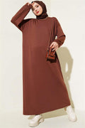Loysha Casual Dress Brown