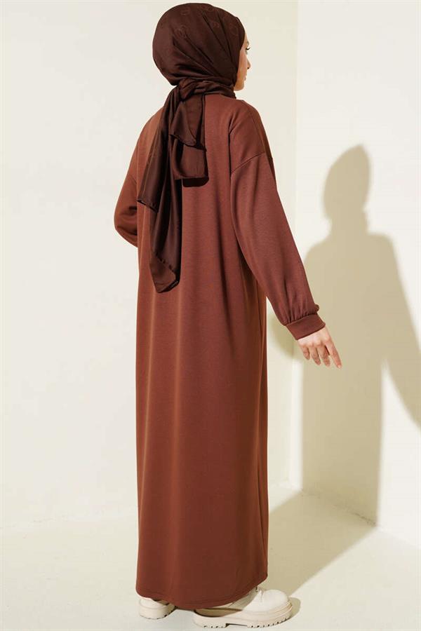 Loysha Casual Dress Brown