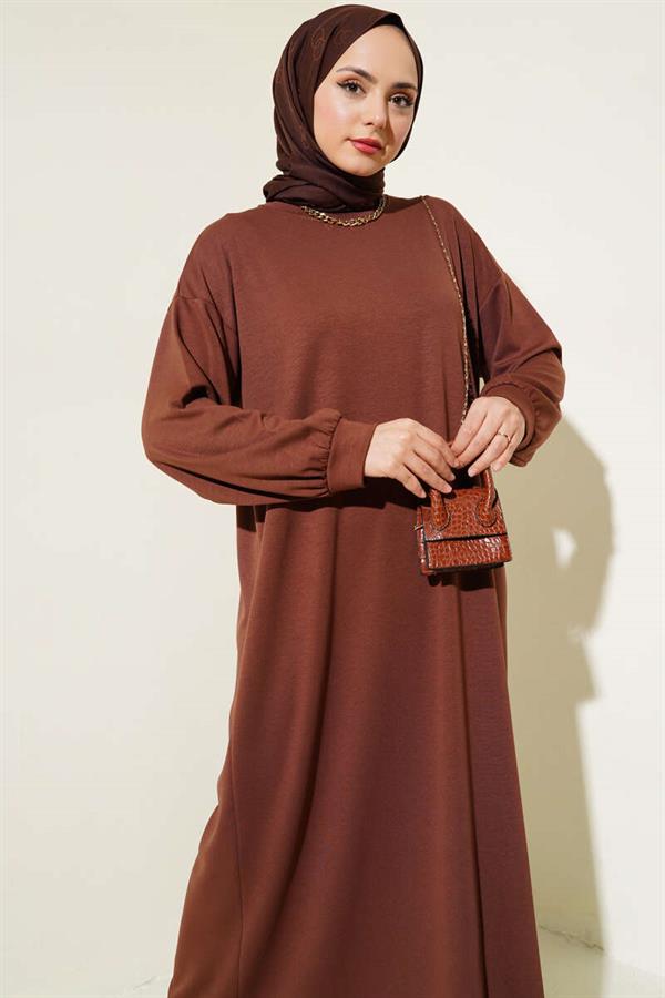 Loysha Casual Dress Brown