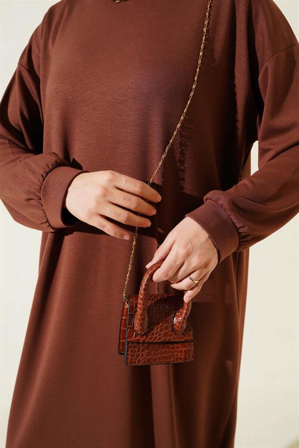Loysha Casual Dress Brown