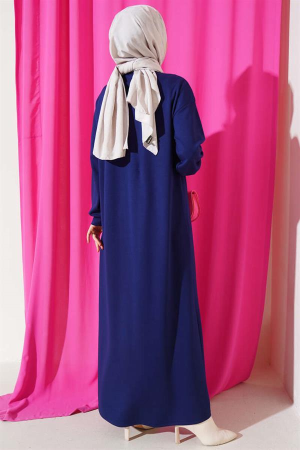 Loysha Casual Dress Navy Blue
