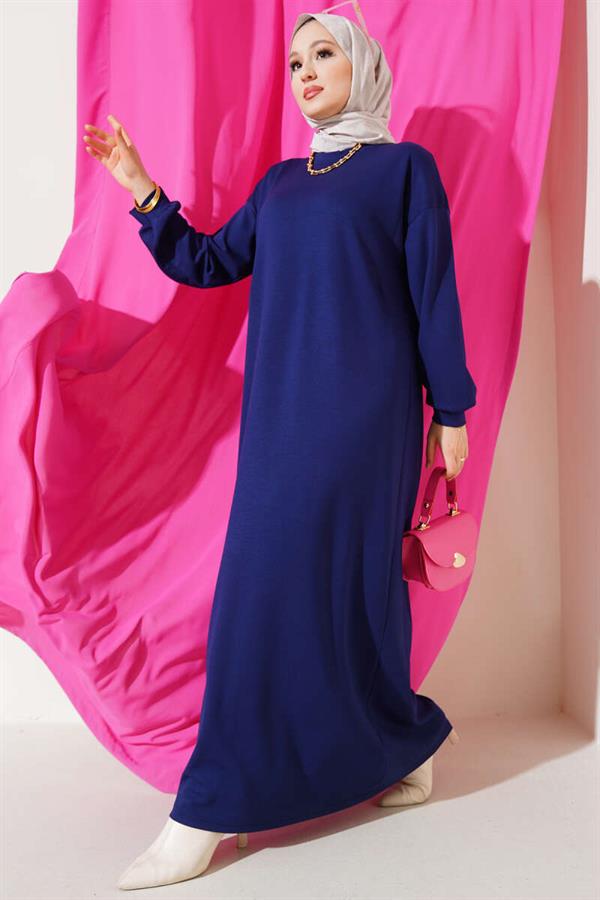 Loysha Casual Dress Navy Blue