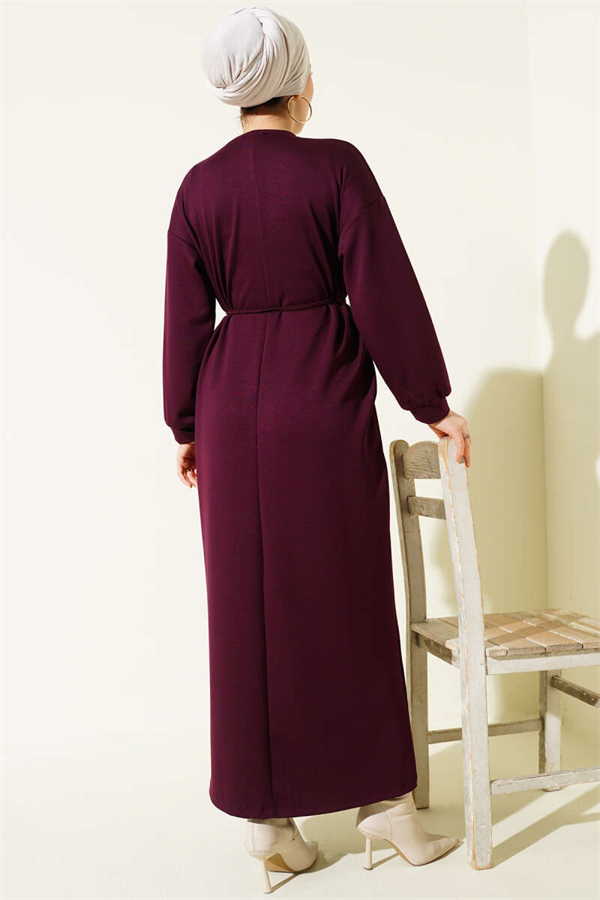 Loisha Loose Dress, Plum