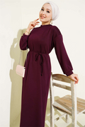 Loisha Loose Dress, Plum