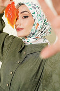 Lumea Patterned Soft Scarf Beige