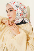 Lumea Patterned Soft Scarf Black