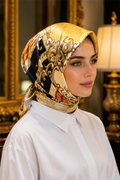 Luxury Chain Detail Scarf Series Camel