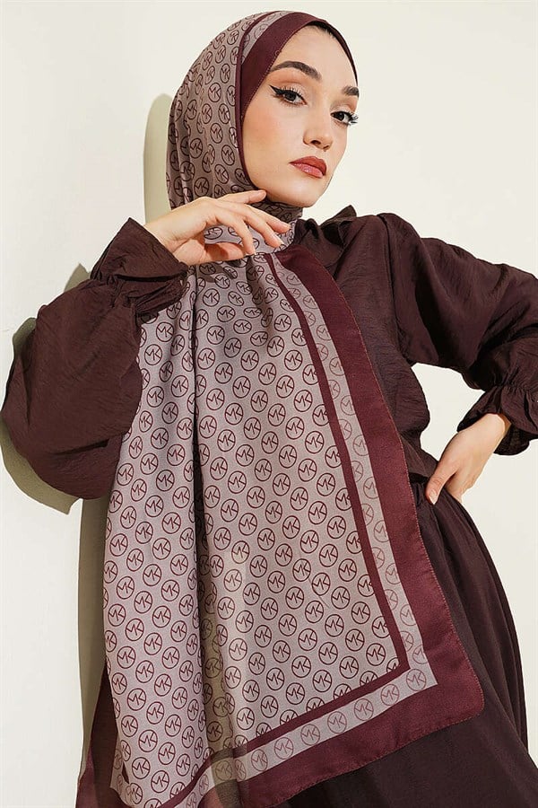 MK Pattern Liva Modal Coffee Mink