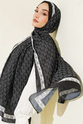 MK Pattern Liva Modal Black and White